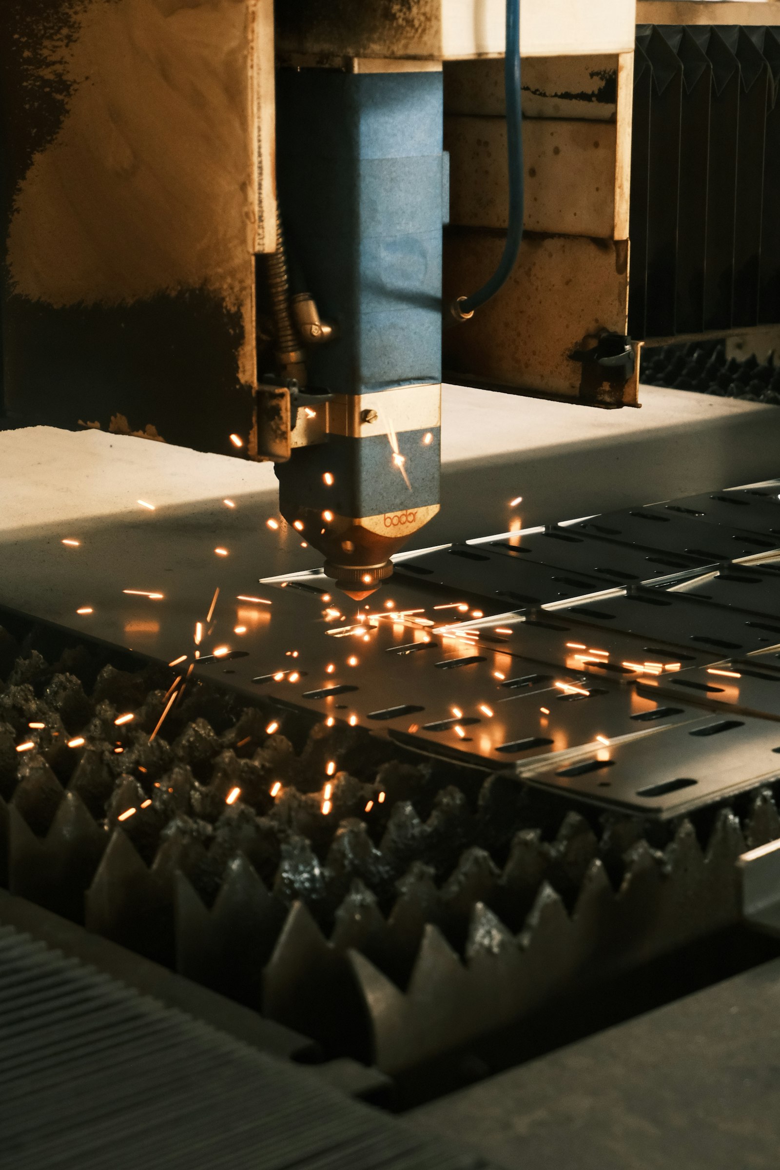 Industrimaskine i produktion